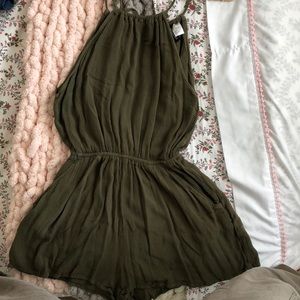Dusty Green Romper from H&M